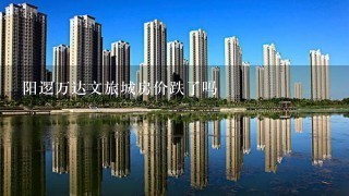 阳逻万达文旅城房价跌了吗