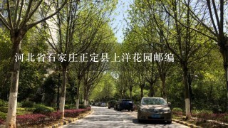 河北省石家庄正定县上洋花园邮编