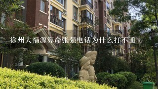 徐州大福源算命张强电话为什么打不通