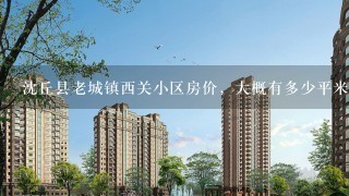 沈丘县老城镇西关小区房价，大概有多少平米？