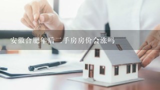 安徽合肥年后2手房房价会涨吗