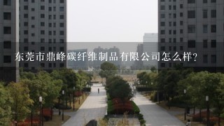 东莞市鼎峰碳纤维制品有限公司怎么样？