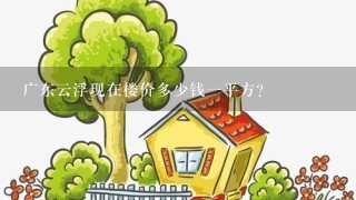 广东云浮现在楼价多少钱1平方？