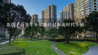 茶店子公交车坐那路经过双流时代小镇