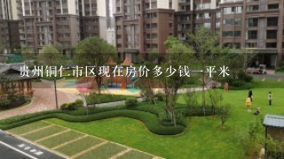 贵州铜仁市区现在房价多少钱1平米