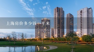 上海房价多少钱1平米
