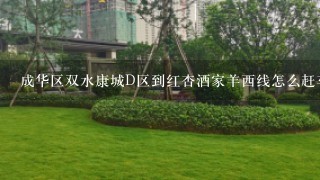 成华区双水康城D区到红杏酒家羊西线怎么赶车