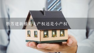 胜芳建新雅苑大产权还是小产权