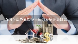 有4个房价暴涨城市被国家统计局遗漏