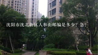 沈阳市沈北新区人和街邮编是多少？急？