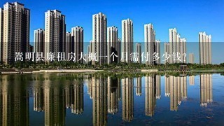 嵩明县廉租房大概1个月需付多少钱?