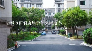 华泰万丽酒店属于什么街道办