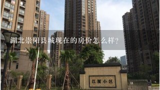 湖北崇阳县城现在的房价怎么样？