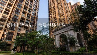 安阳中华园后面是建枫林台吗