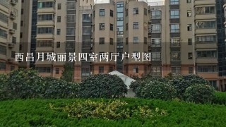 西昌月城丽景4室两厅户型图