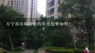 万宁市万城房价的历史趋势如何?